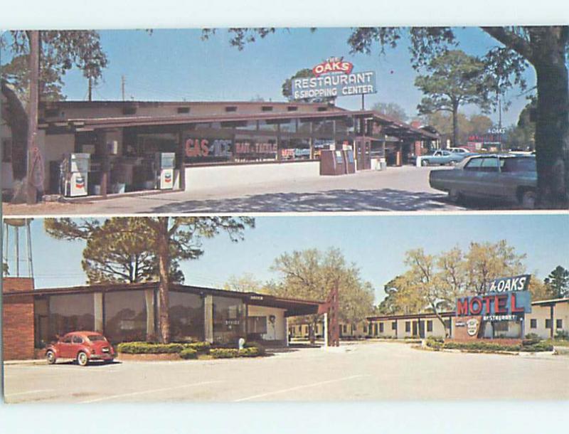 Pre-1980 HOTEL & RESTAURANT & CHEVRON GAS STATION Panacea Florida FL hs3947