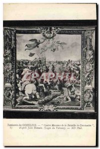 Postcard Old Gobelins Tapestry Maxence Center of Battle of Constantine after ...