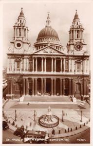 BR61320 st paul cathedral london real photo   uk