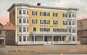 Moulton Maine Snell House Divided Back Vintage Postcard U1633