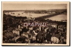 Bordeaux - Vue Generale - Old Postcard