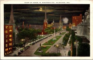 Wisconsin Milwaukee Court Of Honor West Wisconsin Avenue 1933