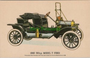 Road Transport Postcard - 1910 Model T Ford Motor Car SW5893