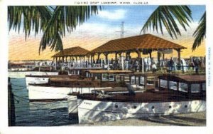 Fishing Docks - Miami, Florida FL  