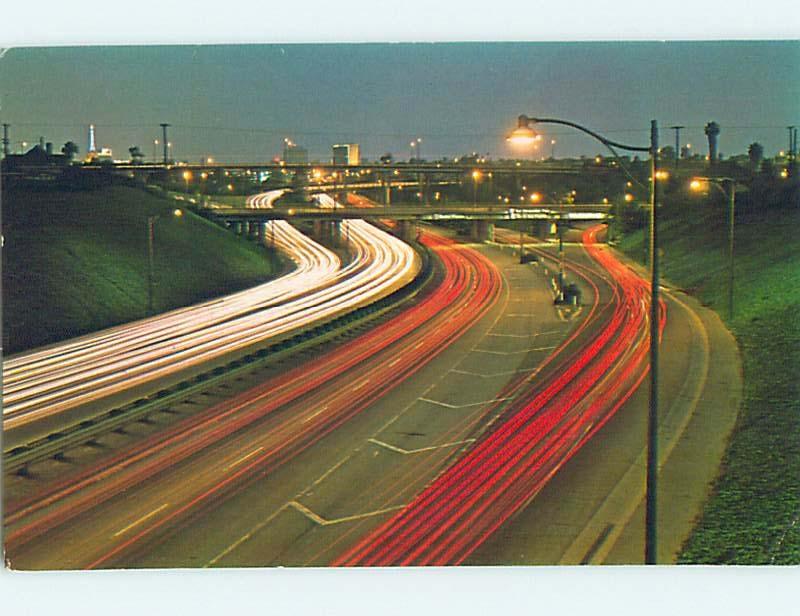 Pre-1980 ROAD OR STREET SCENE Los Angeles California CA hJ6302