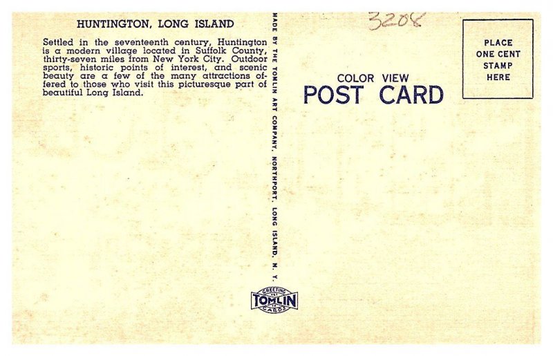 Greetings from Huntington Long Island