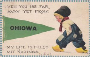 Pennant Series Ven You Iss Far Avay Yet From Ohiowa Nebraska 1912