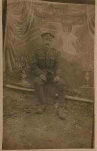 BRITISH RED CROSS OFFICER WWI ERA 1919 GREEK ANTIQUE REAL PHOTO POSTCARD RPPC