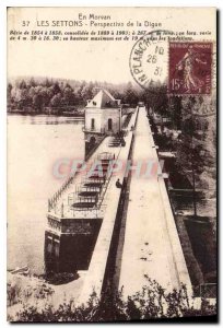 In Old Postcard Morvan Settons Perspective of Digue