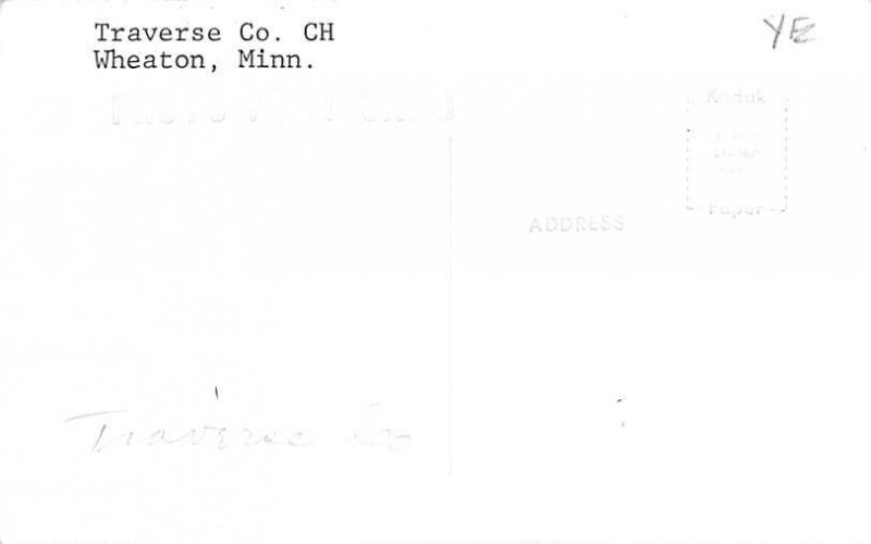 Court House Real Photo Wheaton,  MN