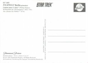 STAR TREK actor vintage Postcard William Shatner Captain James T. Kirk