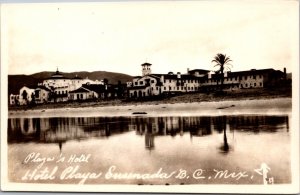 Real Photo Postcard Hotel Playa in Ensenada, Baja California, Mexico