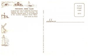 Rhode Island Providence ,  Aerial View, 1960's