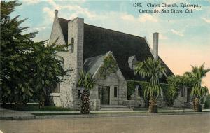 #4295. Christ Church, Episcopal, Coronado San Diego, CA Divided Back Postcard