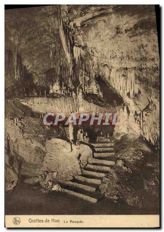 Postcard Old Cave Han Caves The mosque