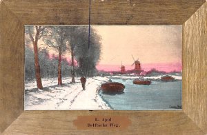 L Apol Delftsche Weg Netherlands Postcard
