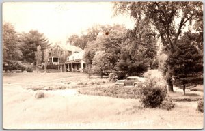 1959 Home of Dorothy Canfield Fisher Arlington Virginia Real Photo RPPC Postcard