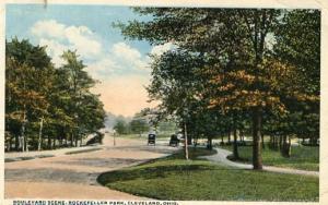 OH - Cleveland, Boulevard Scene, Rockefeller Park