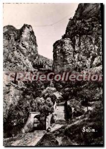 Postcard Old Moustiers Ste Marie feerique the hallway the Etoile Chain and th...