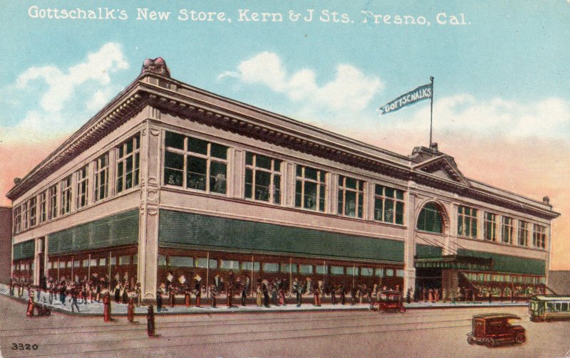 13293 Gottschalk's New Department Store, Fresno, California