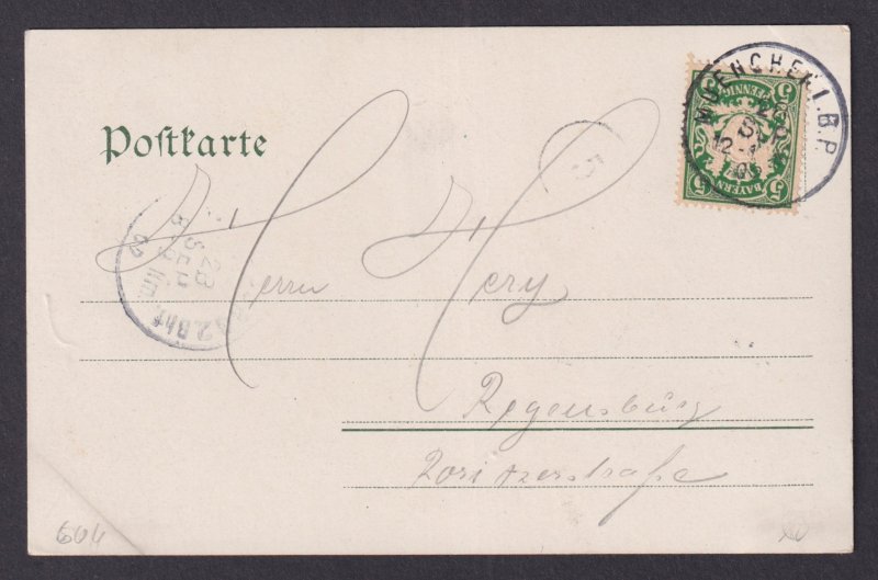 Vinatge postcard GERMANY Humor Munich Oktoberfest