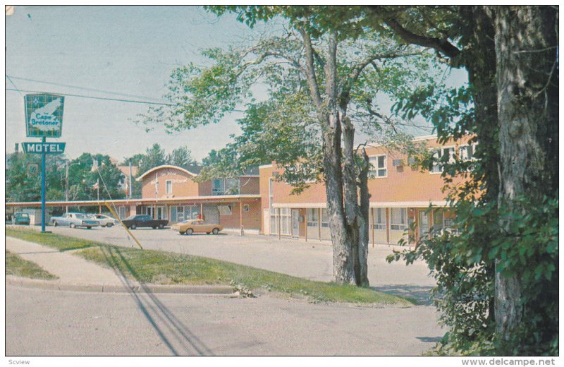 Cape Bretoner Motel , Kings Road , SYDNEY , Nova Scotia , Canada , PU-1972