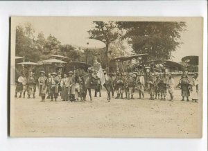 3086133 JAPAN FESTIVAL in KYOTO view Vintage real photo PC#34