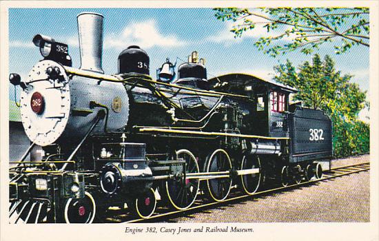 Locomotive Engine Number 382 Casey Jones Railroad Museum Jackson Tennessee