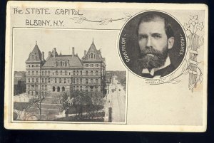 Albany, New York/NY Postcard, The State Capitol, Governor Hughes