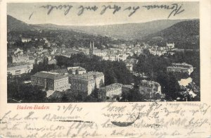 Germany Baden-Baden 1900s panorama
