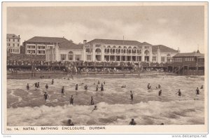 Natal: Bathing Enclosure, DURBAN, South Africa, 10-20s