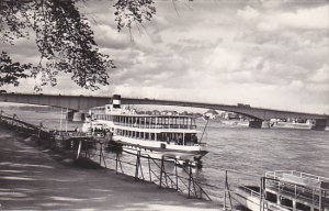 Germany Bonn am Rhein Rheinbruecke und Dampfer Photo