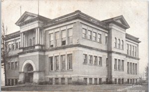 1910s Washington School Logansport Indiana Postcard