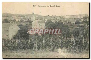Old Postcard Panorama of Chatel Guyon
