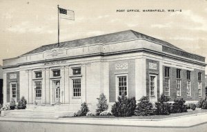 Marshfield, Wisconsin - A look at the Post Office - c1940