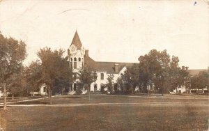 Real Photo Postcard Headquarters Building in Fort Riley, Kansas~117918
