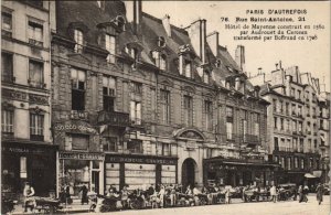 CPA PARIS 4e 21, Rue St-Naointe Hotel de Mayenne (997665)