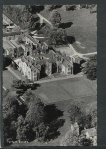 Sussex Postcard - Aerial View of Parham House    RR6766