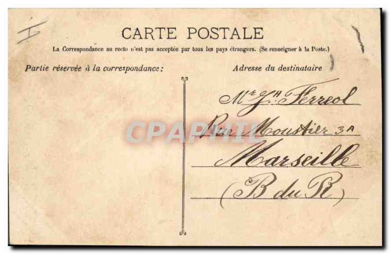 Old Postcard Roquefavour Restaurant Hermitage