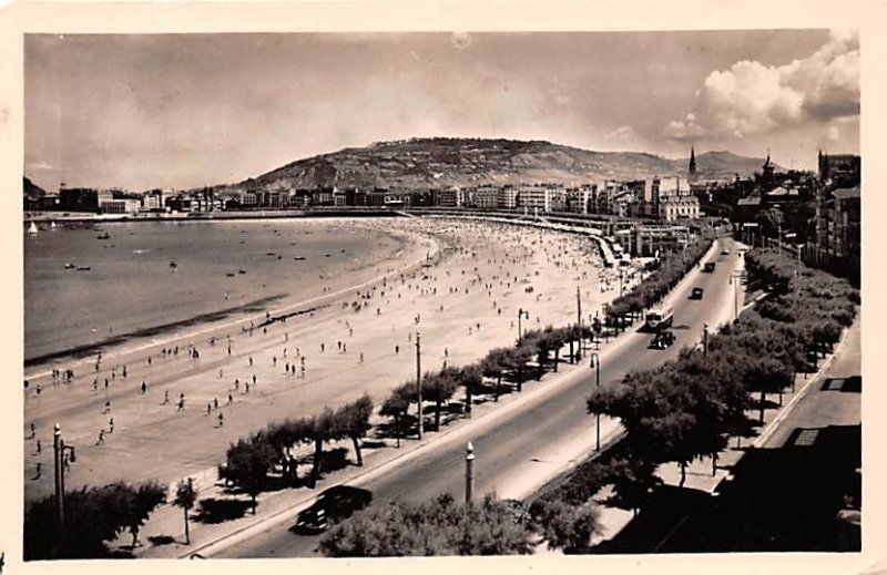 Vista general desde Miraconcha San Sebastian Spain Postal Used Unknown 