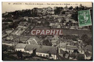 Old Postcard Avallon Vue Prize De La Morlande