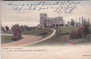 Ohio Springfield Ohio Masonic Home 1906 Rotograph
