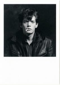 Robert Mapplethorpe 1980 Self-Portrait with Cigarette Postcard
