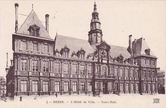 France Reims L'Hotel de Ville Town Hall