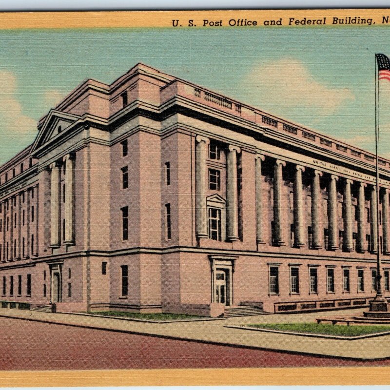 1935 Newark, NJ US Post Office Government Federal Building Ionic Column PC A248