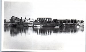 Postcard - General view of the Temple & the Collonade - Luxor, Egypt