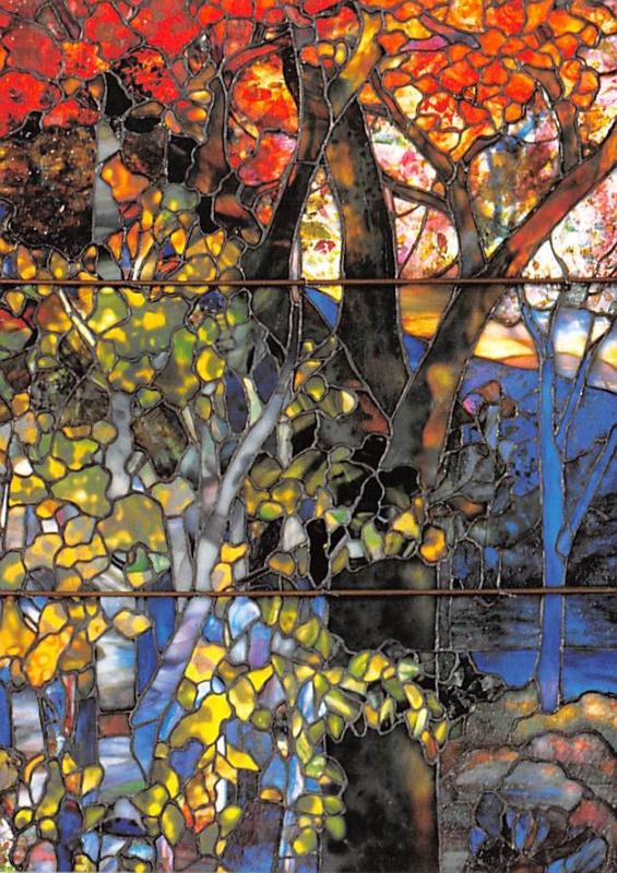 Autumn Landscape - Stain Glass Window