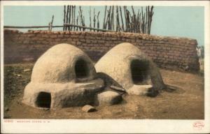 Acoma NM? Pueblo Indians? Mexican Ovens c1905 Postcard