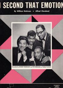 Smokey Robinson & The Miracles I Second That Emotion Of Tamla 45 XL Sheet Music