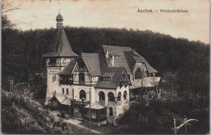 Germany Aachen Waldschlösschen Vintage Postcard C136